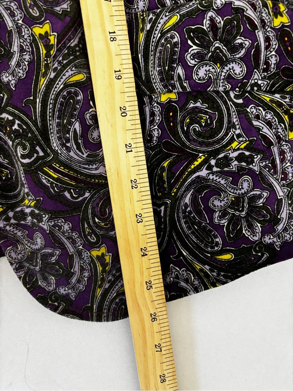 Talbots Signature Size 12 Purple Paisley Cotton Stretch Blazer Jacket Statement